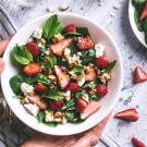 salad with strawberries